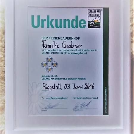 Grabner Vulgo Vorderbichl مزرعة للإقامة